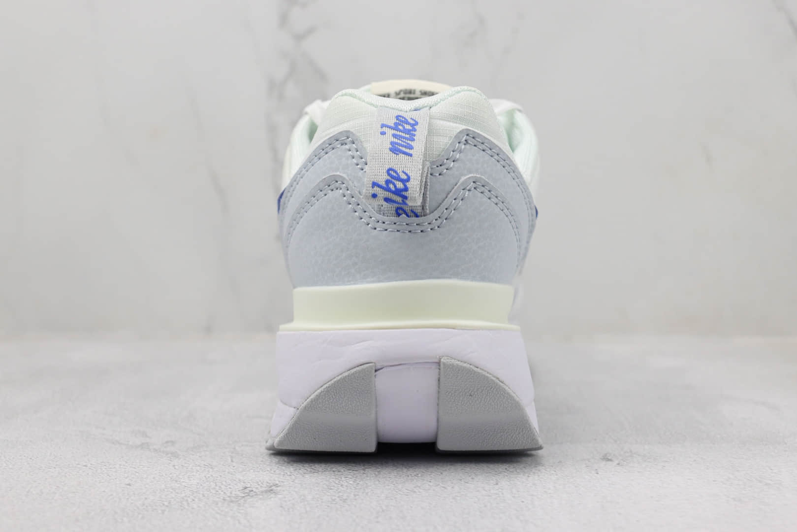 耐克Nike Air Max Dawn纯原版本黎明系列白灰蓝气垫跑鞋 莆田耐克工厂 货号:DR2395-100