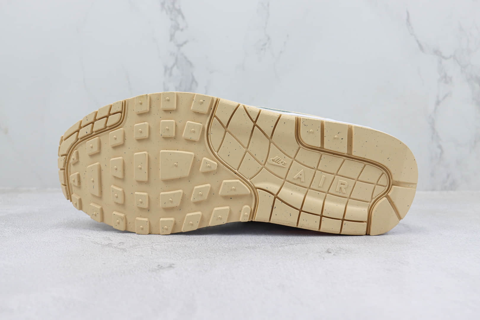 耐克Nike Air Max 1 PRM纯原版本Max1白黄色复古气垫跑鞋 莆田复刻耐克 货号:FB5060-100