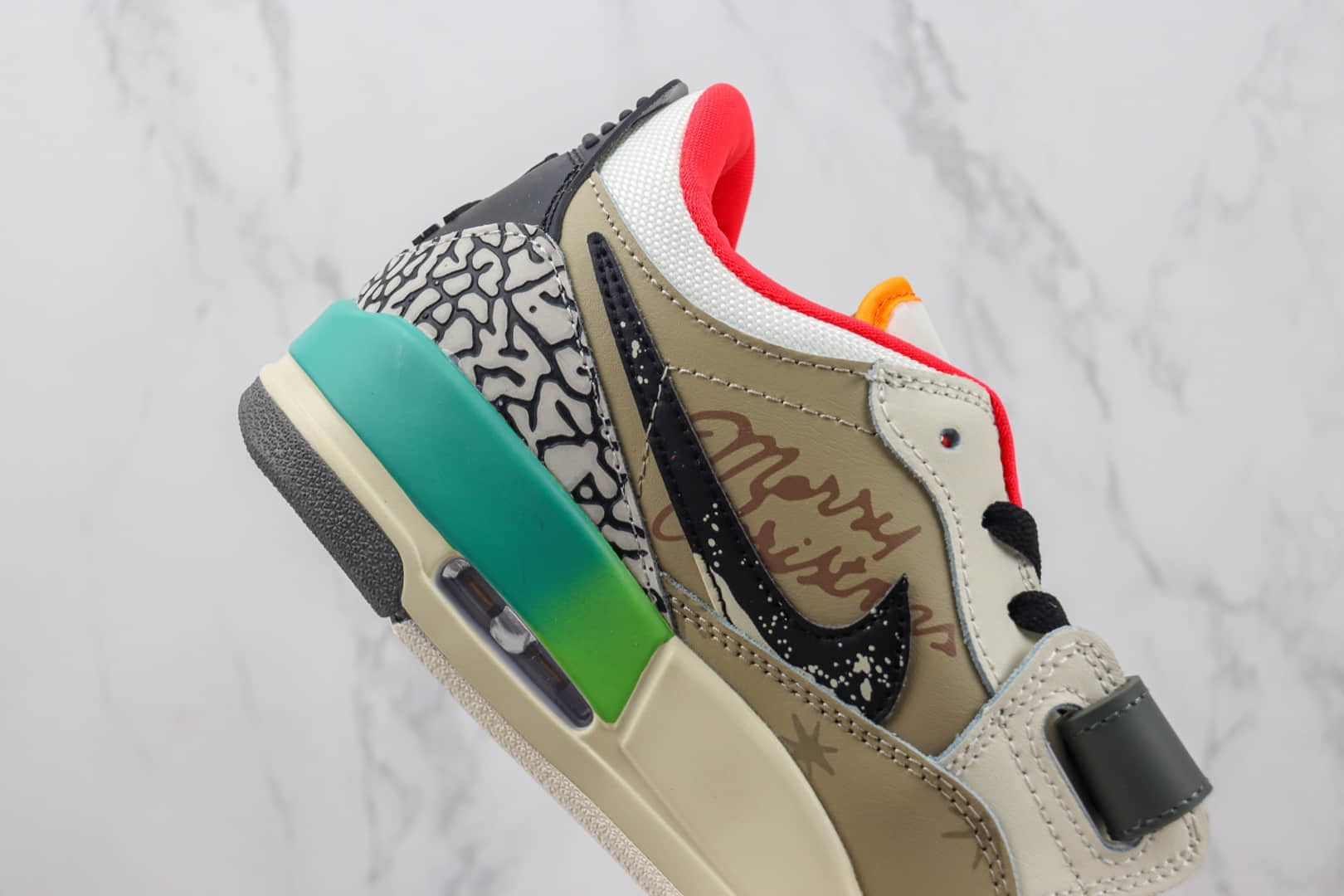 乔丹Air Jordan Legacy 312纯原版本AJ312摩卡圣诞三合一篮球鞋 莆田AJ货源 货号:DZ2762-101