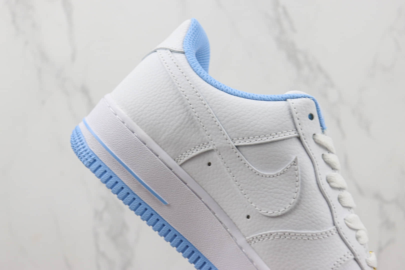 耐克Nike Air Force 1 Low纯原版本空军一号低帮AF1白蓝色40周年纪念板鞋 莆田天花板AF1 货号:DD1225-003