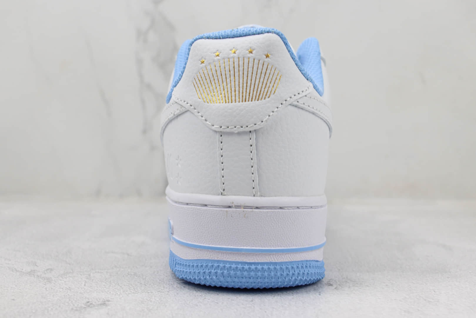 耐克Nike Air Force 1 Low纯原版本空军一号低帮AF1白蓝色40周年纪念板鞋 莆田天花板AF1 货号:DD1225-003