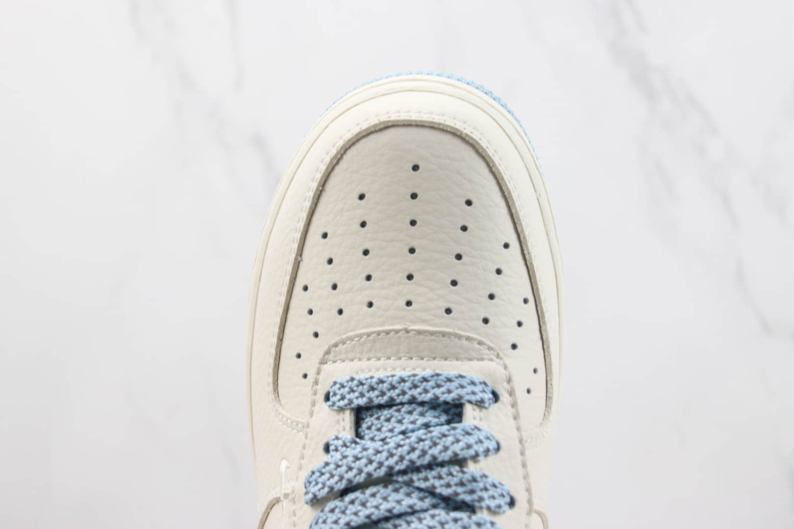 耐克Nike Air Force 1 Low纯原版本空军一号低帮AF1白蓝色3M反光板鞋 莆田耐克工厂 货号:TV2306-251