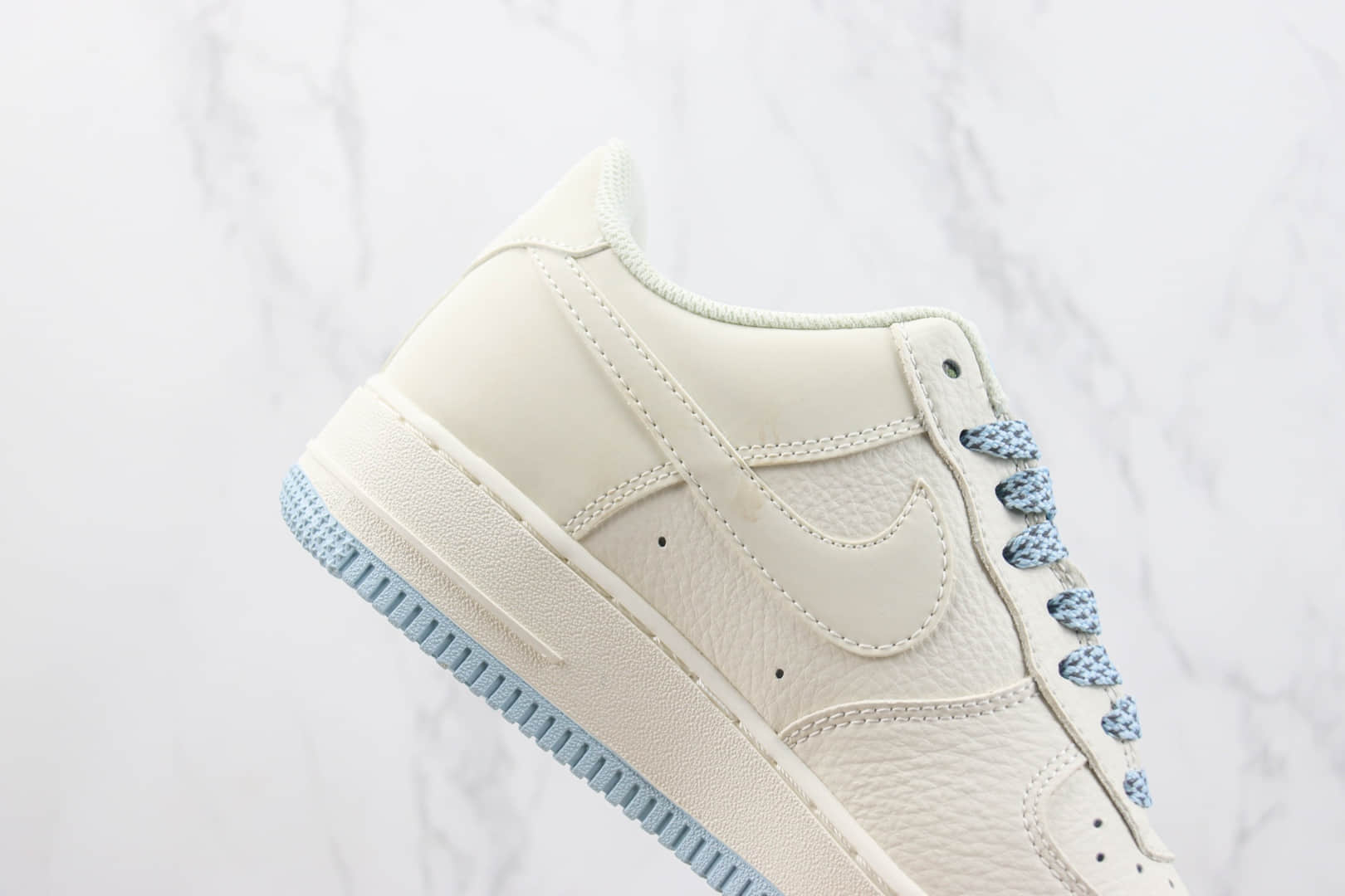 耐克Nike Air Force 1 Low纯原版本空军一号低帮AF1白蓝色3M反光板鞋 莆田耐克工厂 货号:TV2306-251