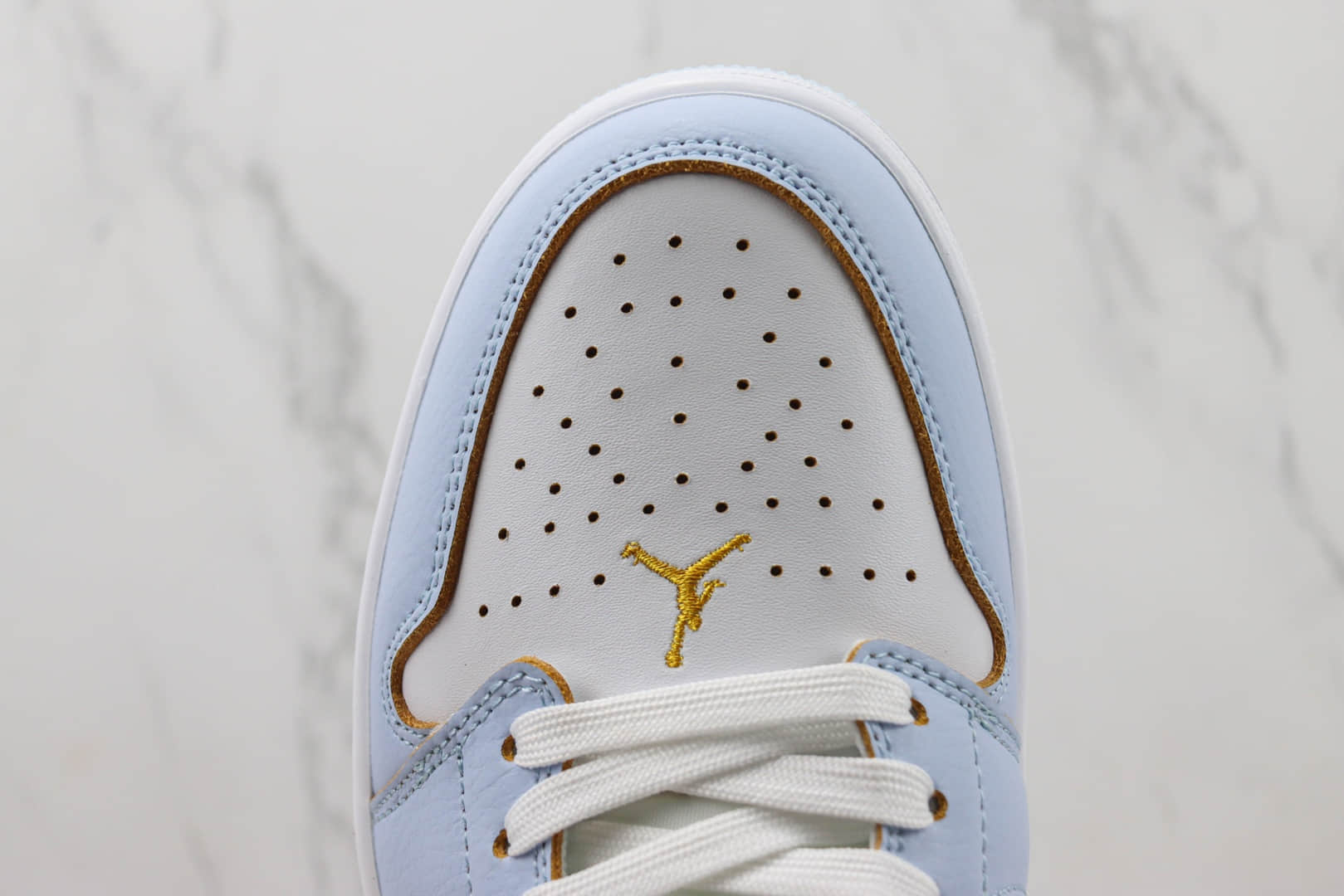 乔丹Air Jordan 1 Low纯原版本低帮AJ1蓝绿渐变板鞋 莆田AJ货源 货号:FN8899-131