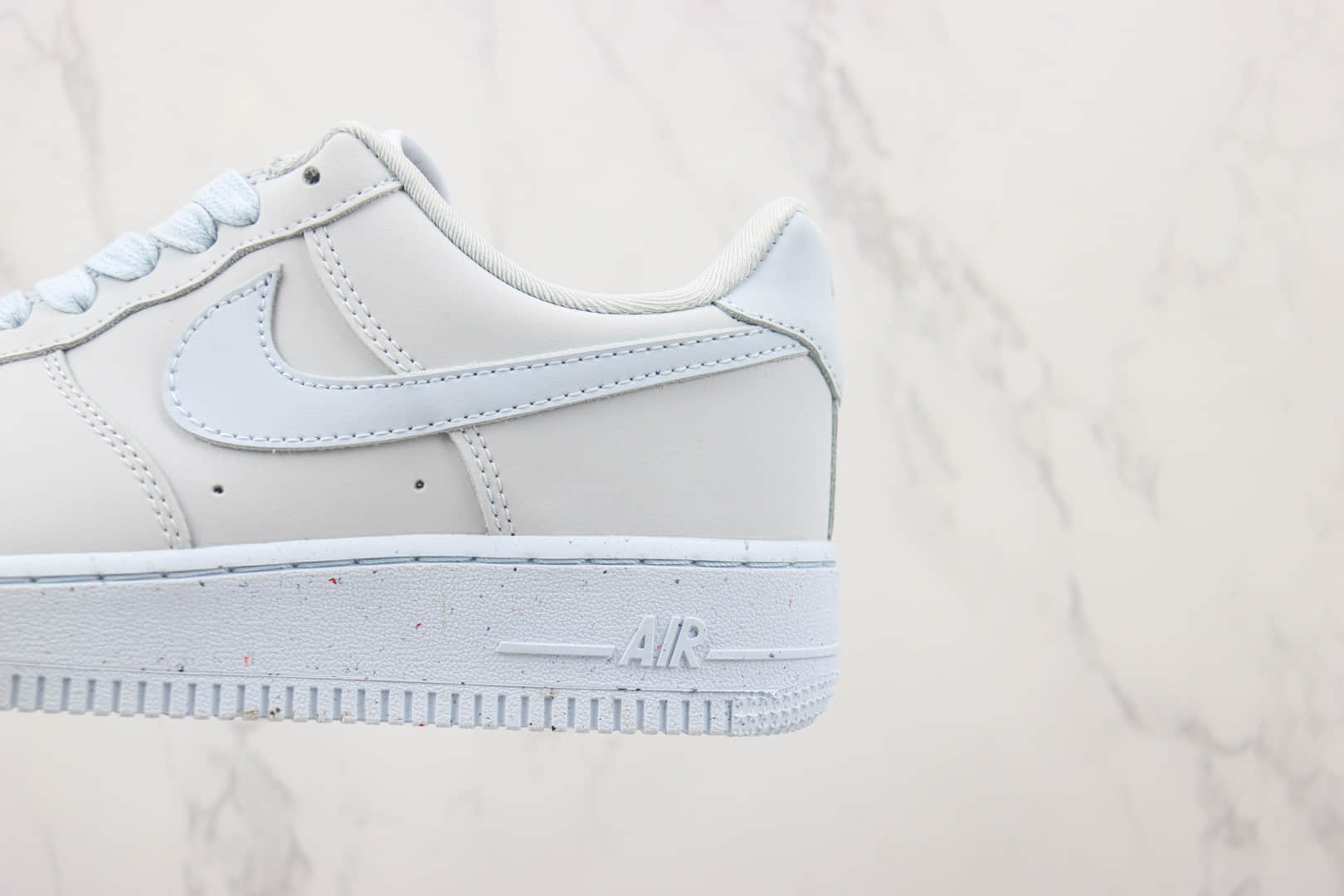 耐克Nike Air Force 1 '07纯原版本空军一号低帮AF1灰蓝色板鞋 莆田耐克工厂 货号：DZ2786-400
