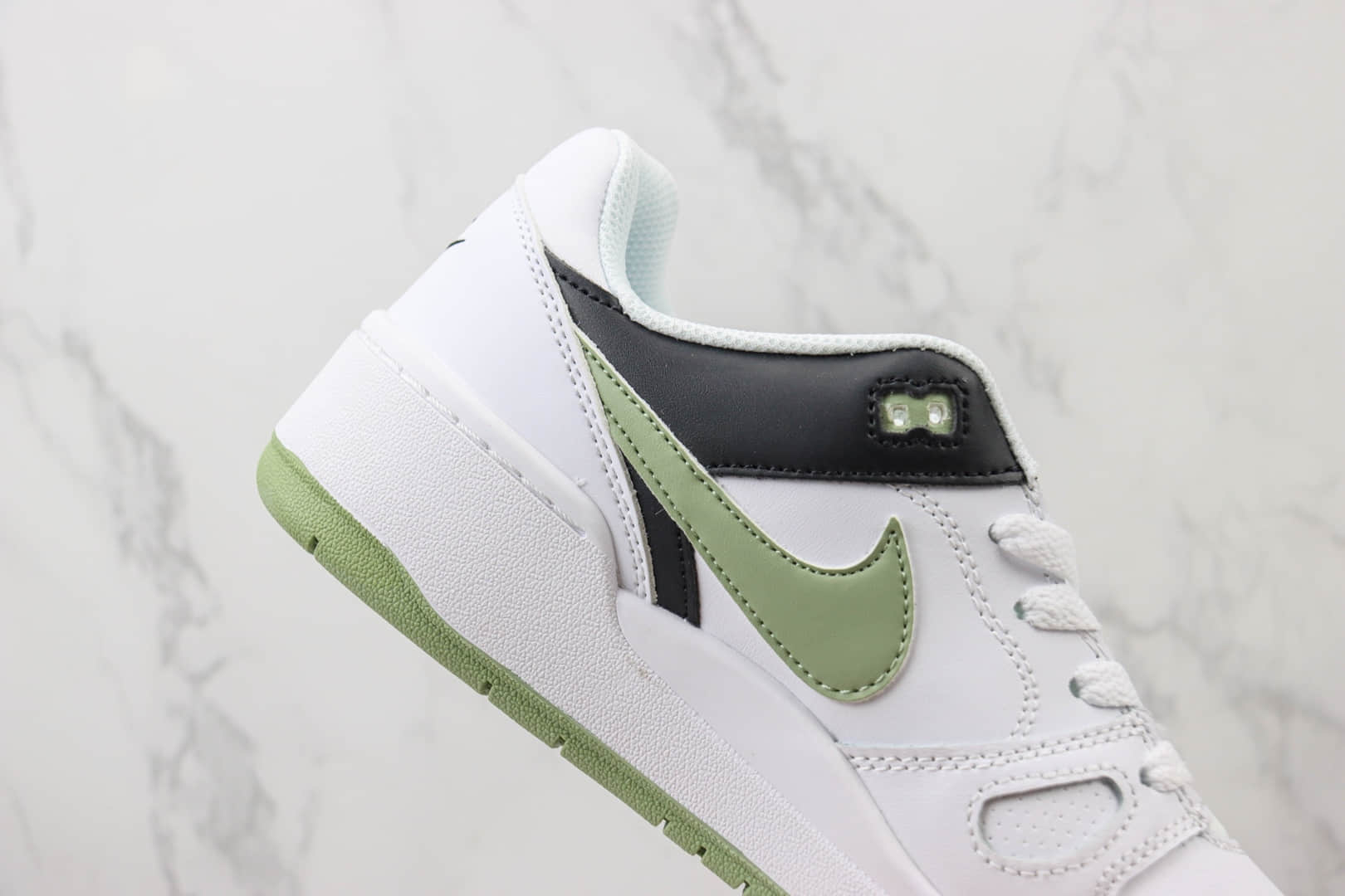 耐克Nike Air Alpha Force 88 “Billie Eilish”纯原版本白黑绿校园板鞋 莆田耐克工厂 货号：FB1362-106