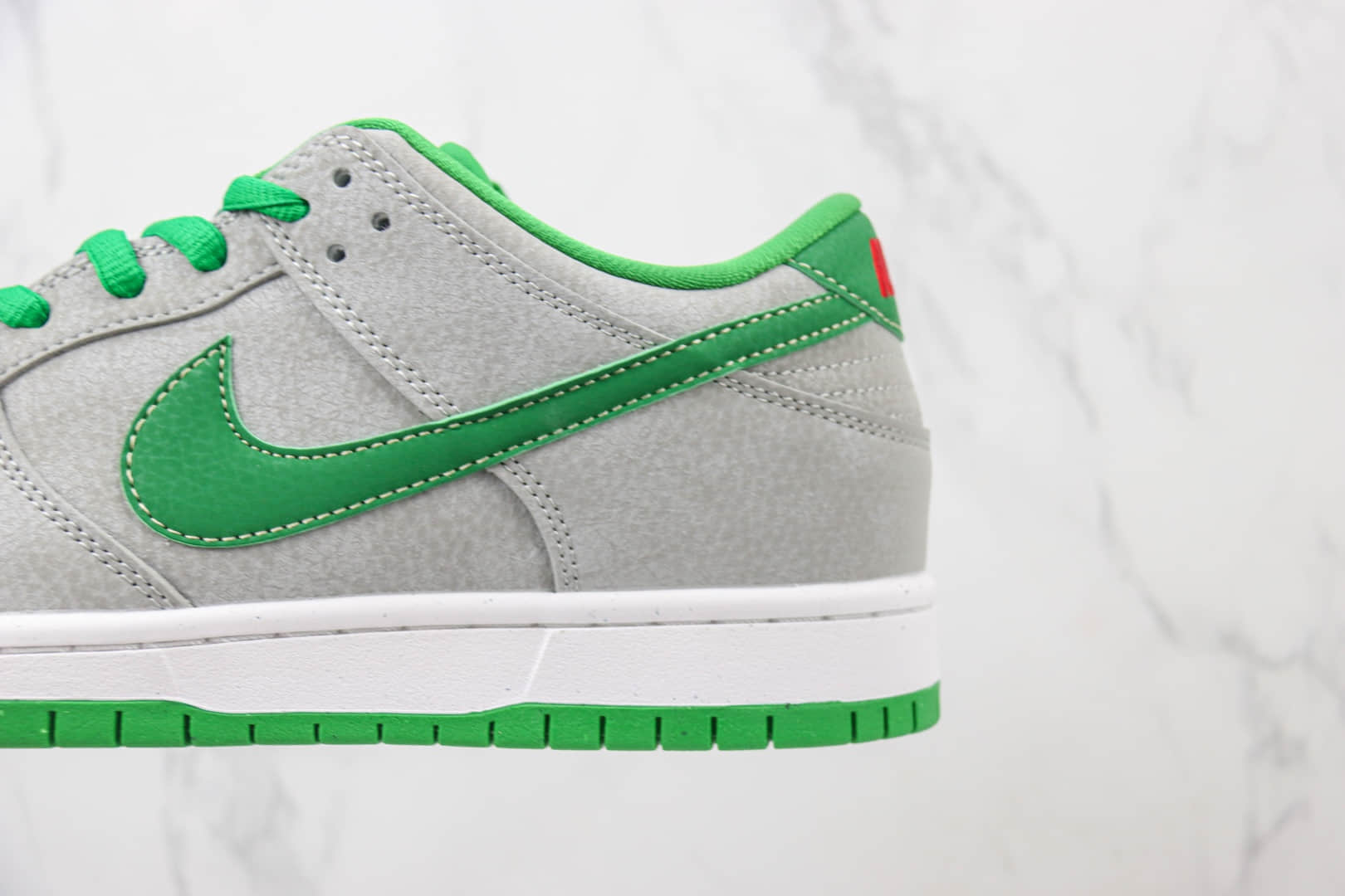 耐克Nike SB Dunk Low纯原版本低帮SB Dunk灰绿色板鞋 莆田耐克工厂 货号：313170-030