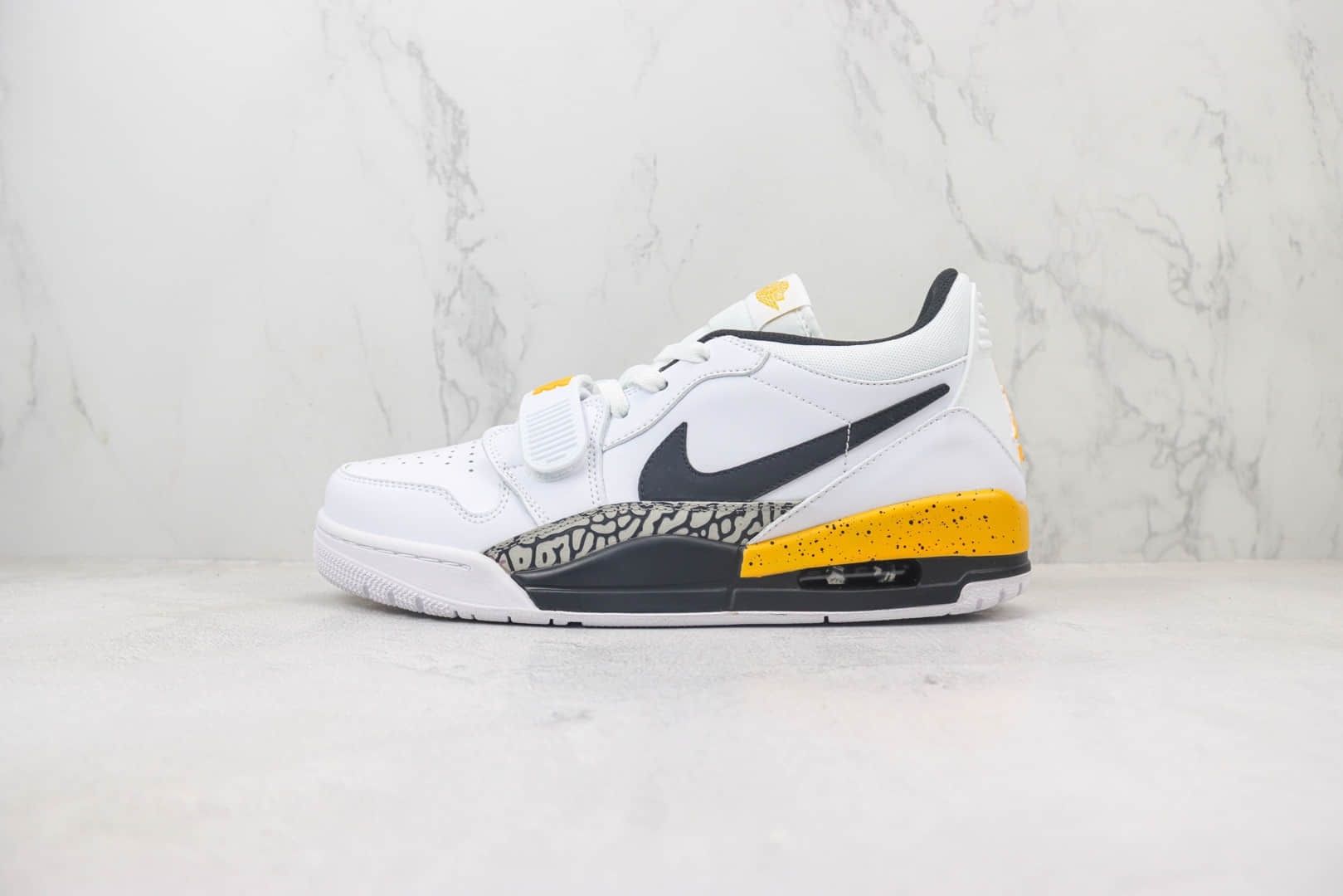 乔丹Air Jordan Legacy 312 Low纯原版本低帮AJ312白黑黄三合一篮球鞋 莆田耐克货源 货号:CD7069-137