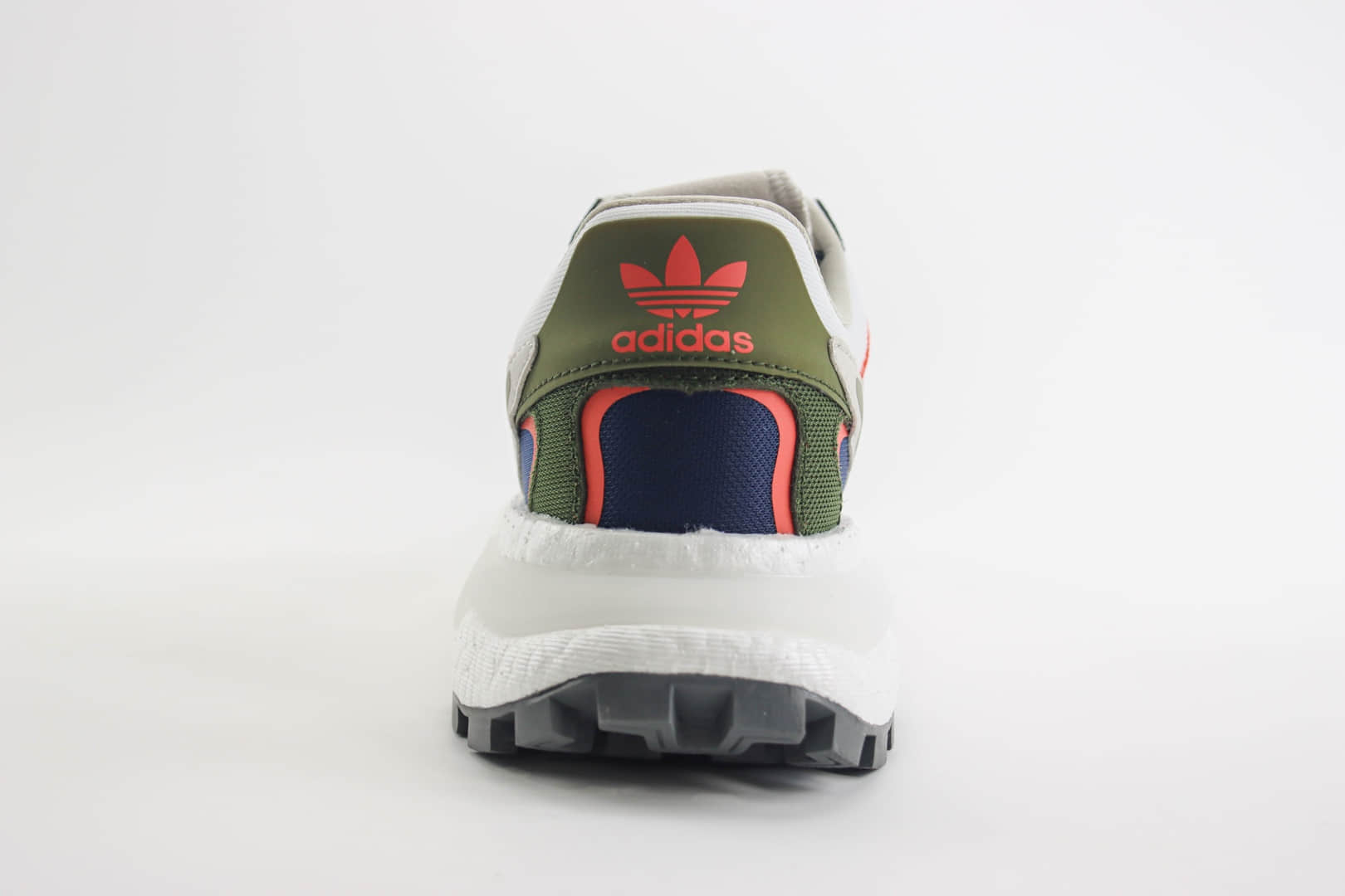 阿迪达斯adidas Retropy P9纯原版本白红蓝爆米花Boost跑鞋 莆田阿迪达斯货源 货号：GW9332