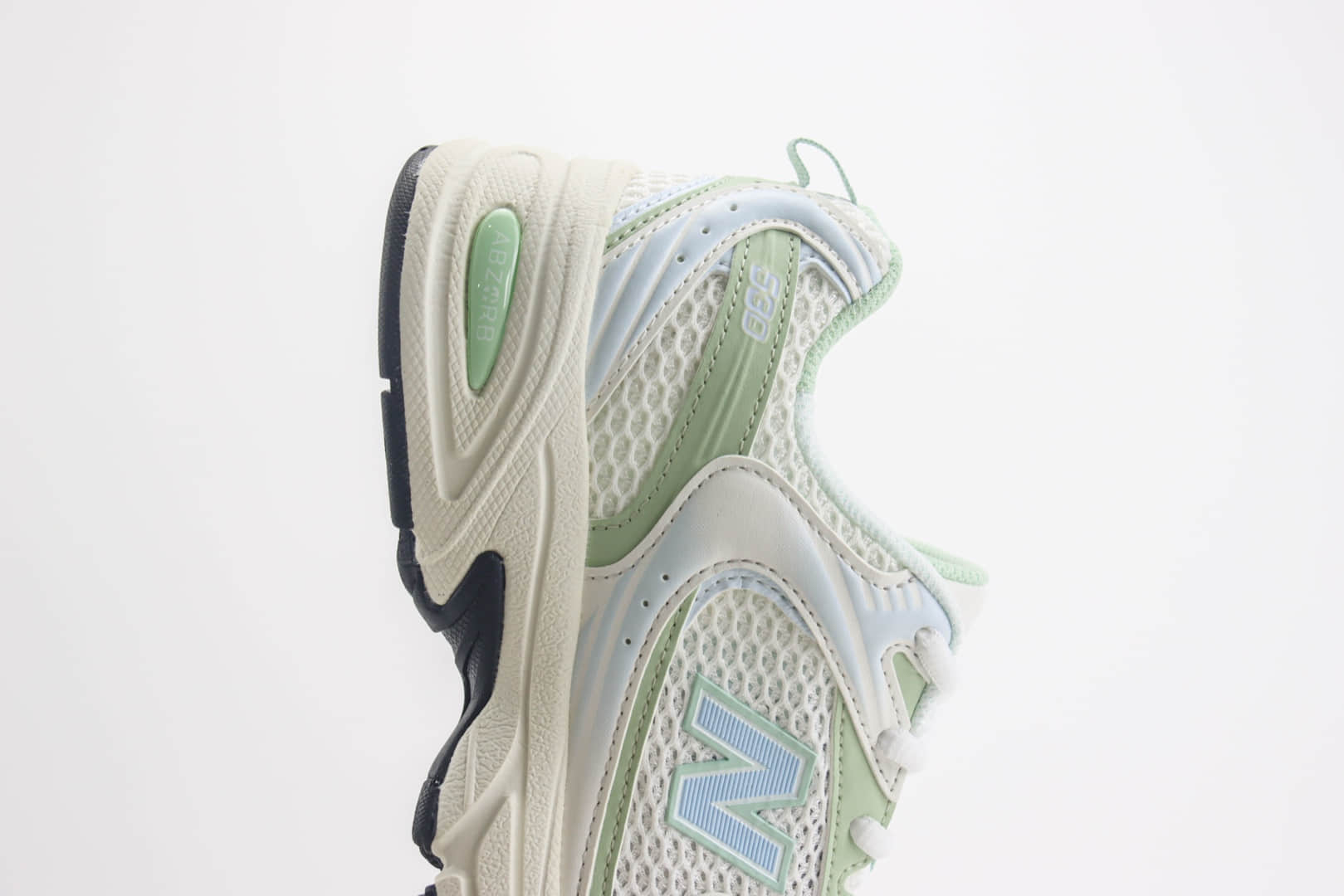 新百伦New Balance 530纯原版本NB530白绿色复古跑鞋 莆田新百伦货源 货号:MR530ZO