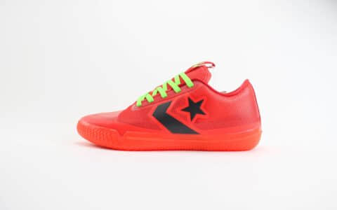 匡威Converse All Star纯原版本红色实战篮球鞋 莆田匡威货源 货号：166166C