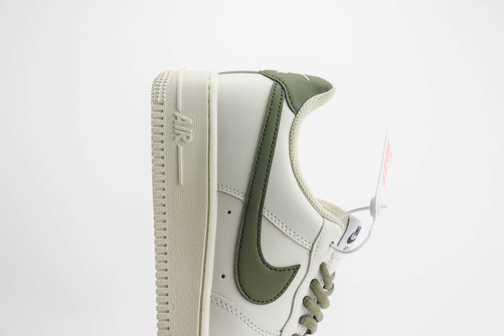 耐克Nike Air Force 1 Low纯原版本空军一号AF1白绿色板鞋 莆田耐克批发 货号：CQ5059-110