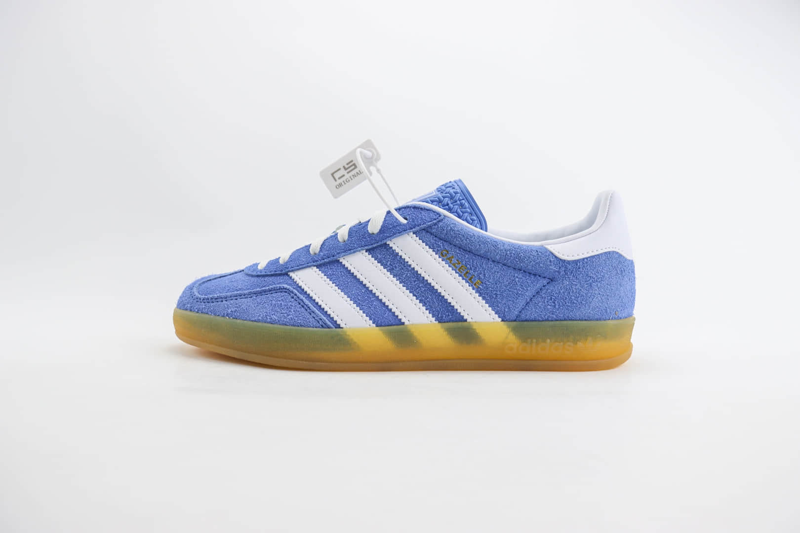 阿迪达斯adidas Original Gazelle Indoor Trainers纯原版本三叶草海蓝色德训鞋 莆田阿迪达斯货源 货号:HQ8717