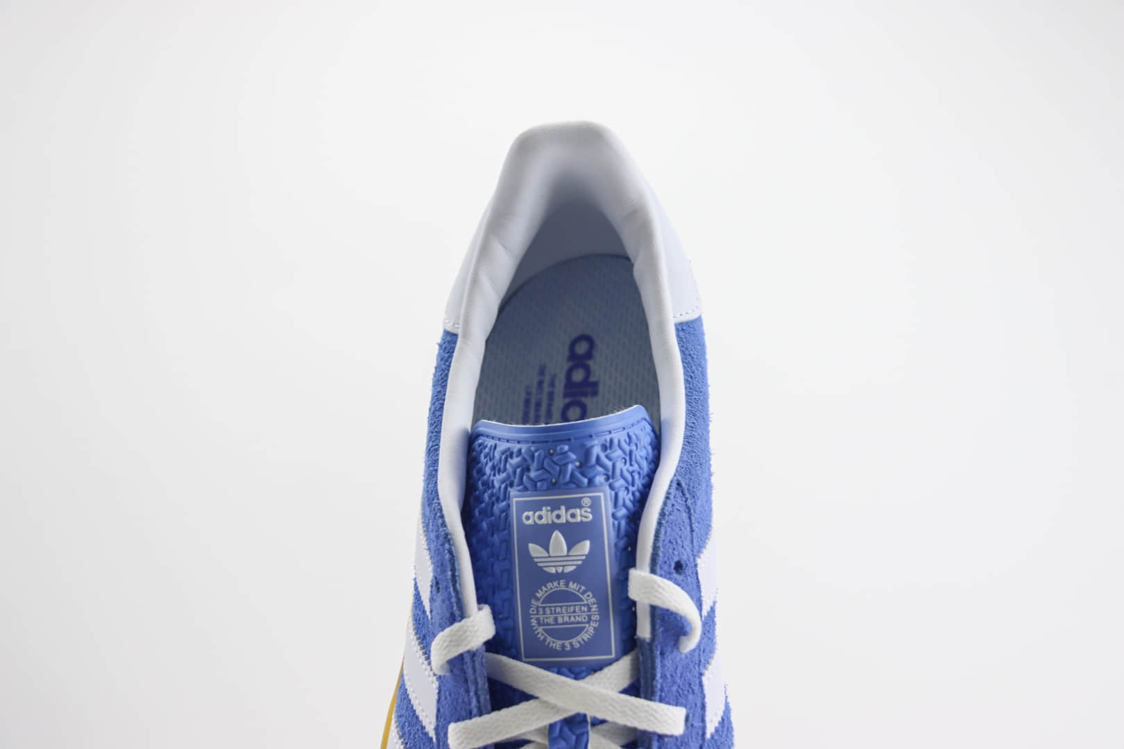 阿迪达斯adidas Original Gazelle Indoor Trainers纯原版本三叶草海蓝色德训鞋 莆田阿迪达斯货源 货号:HQ8717