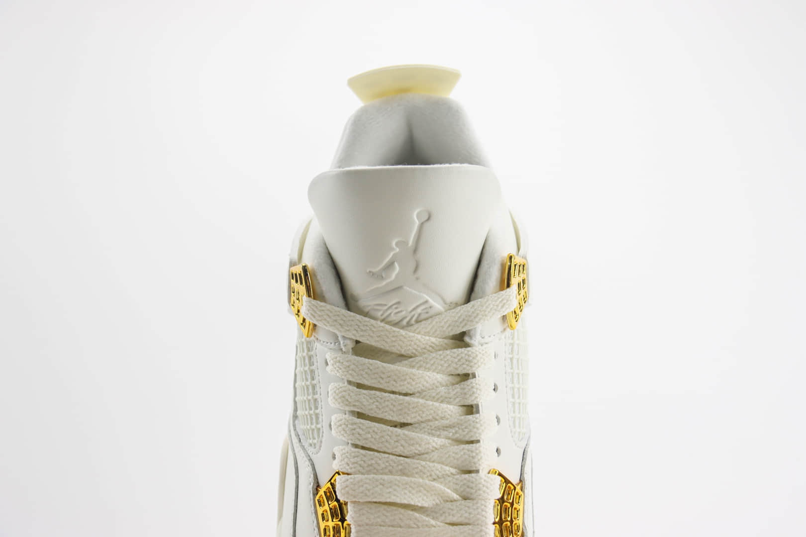 乔丹Air Jordan 4 Retro “Vivid Sulfur”纯原版本AJ4米白金男子篮球鞋 莆田AJ货源 货号：AQ9129-170