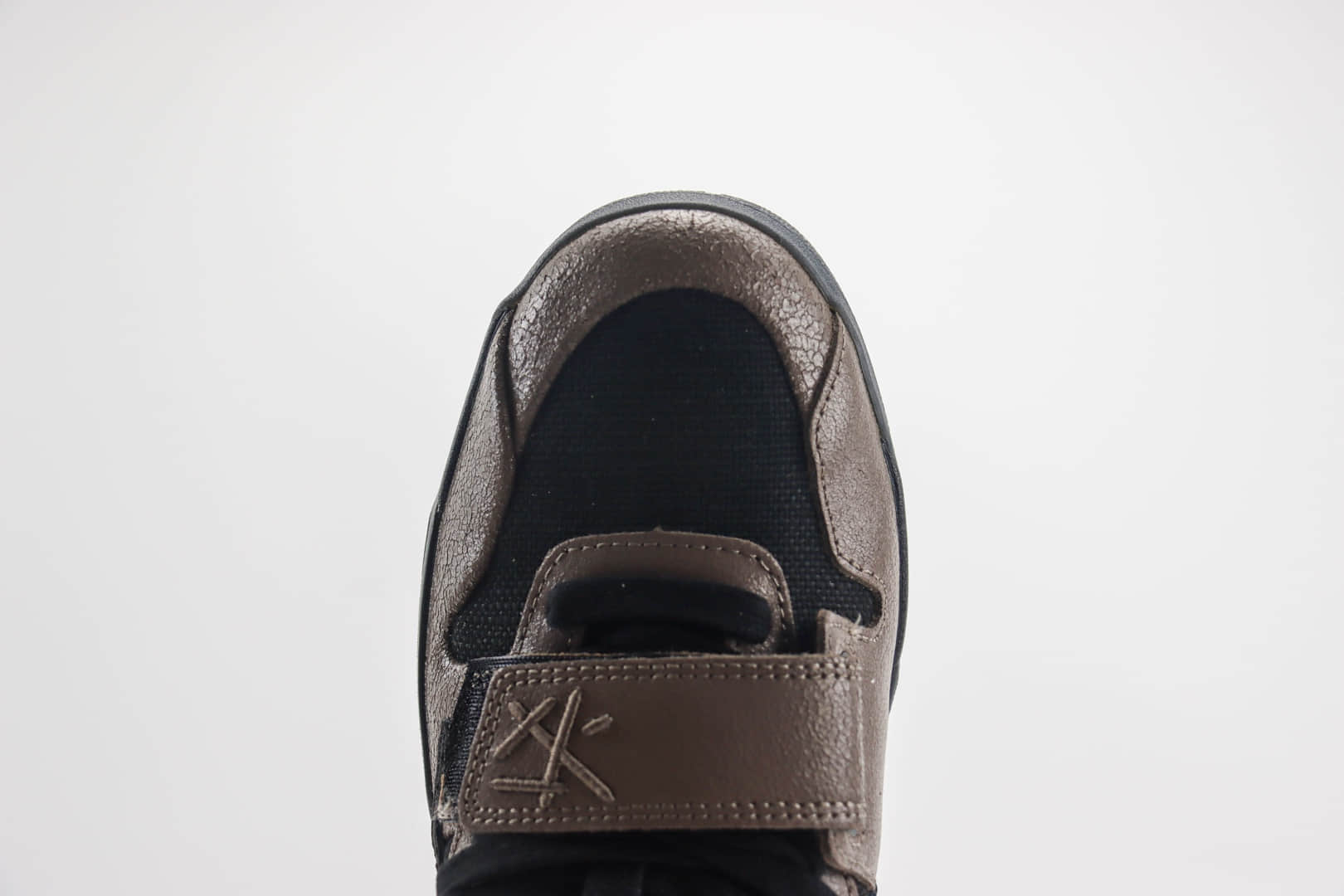 乔丹Travis Scott x Jordan Cut The Check TR纯原版本TS联名黑棕色倒勾篮球鞋 莆田复刻鞋货源 货号：FZ8117-102