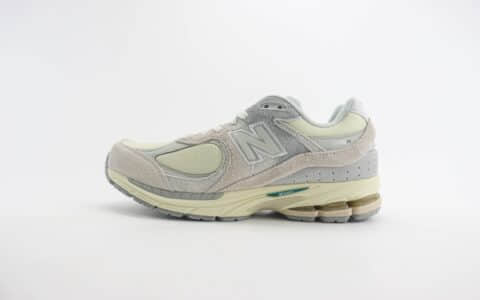 新百伦New Balance 2002R纯原版本NB2002R浅米灰复古跑鞋 莆田新百伦货源 货号：M2002REK