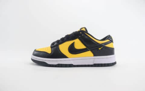 耐克Nike SB Dunk Low纯原版本低帮SB Dunk黑黄色板鞋 莆田耐克代理 货号：FZ4618-001