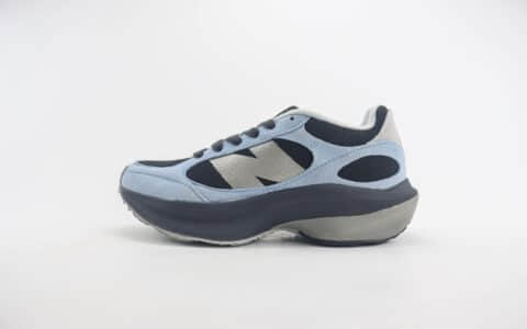 新百伦New Balance Warped Runner纯原版本黑蓝色NB复古解构老爹鞋 莆田新百伦货源 货号：UWRPDFSB