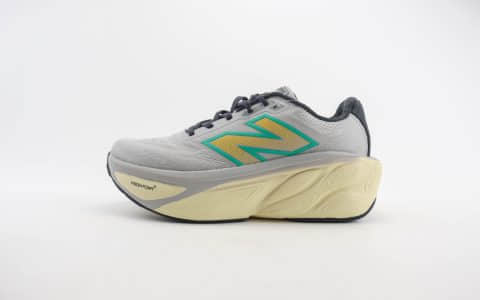新百伦New Balance Fresh Foam纯原版本灰绿黄超轻量运动鞋 莆田新百伦货源 货号：MMORCG5