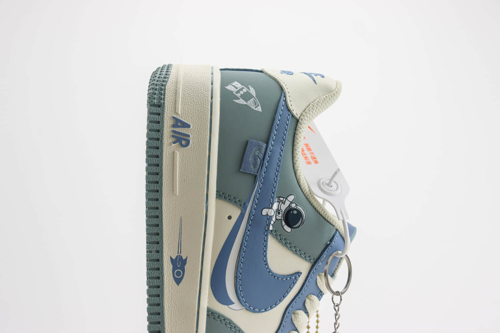 耐克Nike Air Force 1'07 Low”Star Tours“纯原版本空军一号AF1宇航员板鞋 莆田耐克货源 货号:DB3301-711