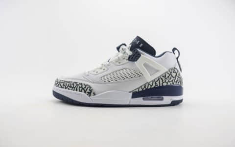 乔丹Jordan Spizike Low纯原版本斯派克李白蓝爆裂纹篮球鞋 莆田AJ货源 货号：FQ1759-104
