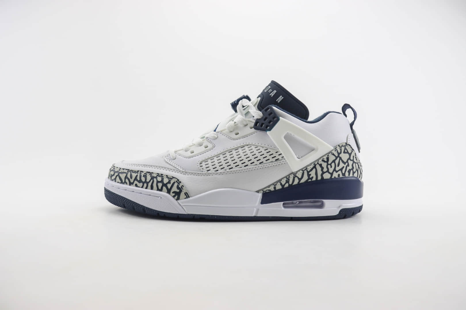 乔丹Jordan Spizike Low纯原版本斯派克李白蓝爆裂纹篮球鞋 莆田AJ货源 货号:FQ1759-104