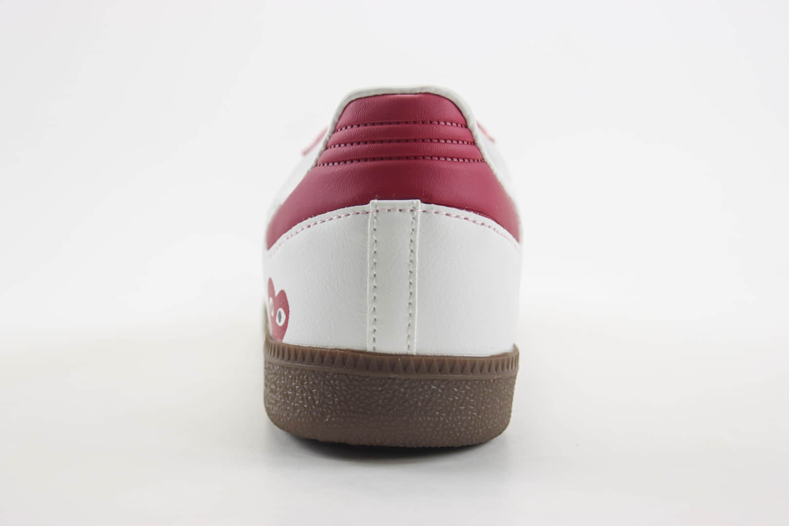 阿迪达斯adidas originals Samba纯原版本桑巴白粉红爱心板鞋 莆田阿迪达斯货源 货号:FW2414