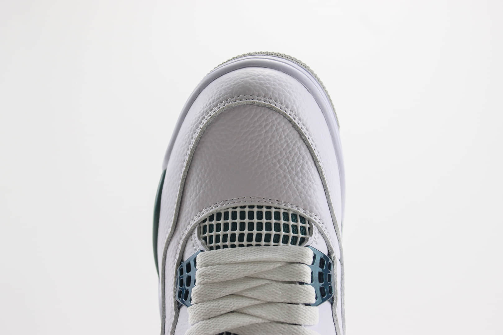 乔丹Air Jordan 4 Retro纯原版本AJ4白绿色篮球鞋 莆田AJ货源 货号:FQ8138-103