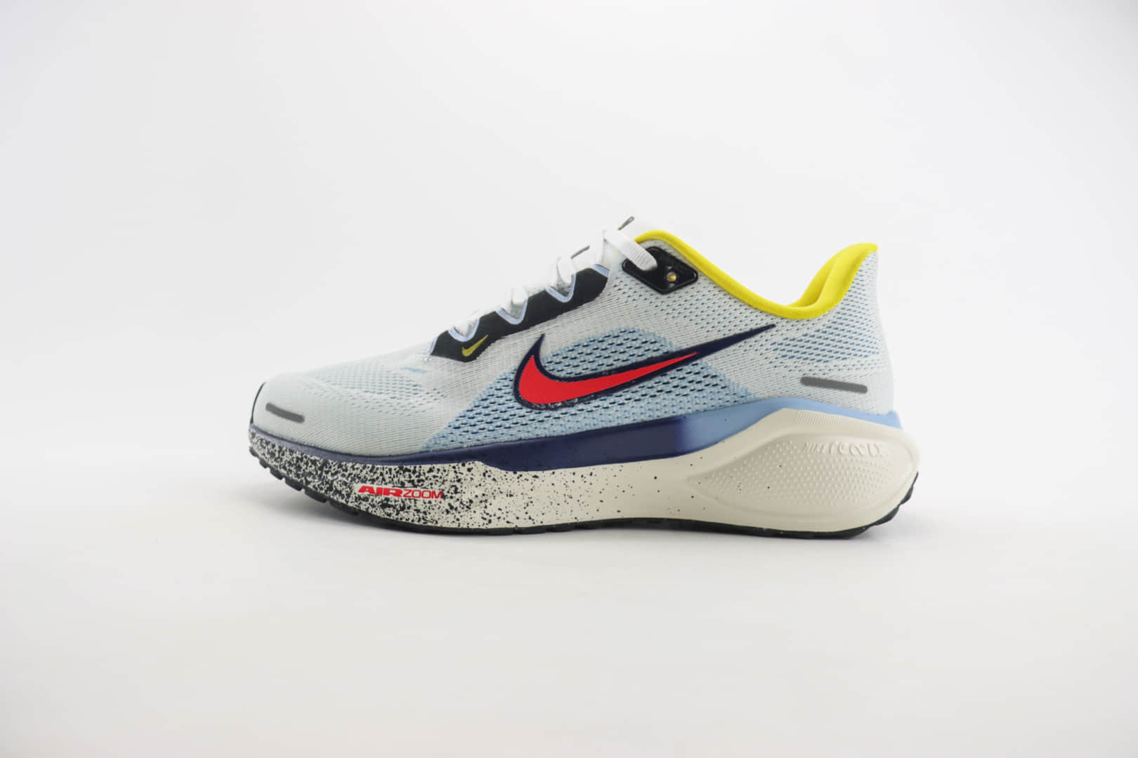 耐克Nike Air Zoom Pegasus 41纯原版本飞马41白蓝黄红泼墨跑鞋 莆田耐克货源 货号：HJ9068-100