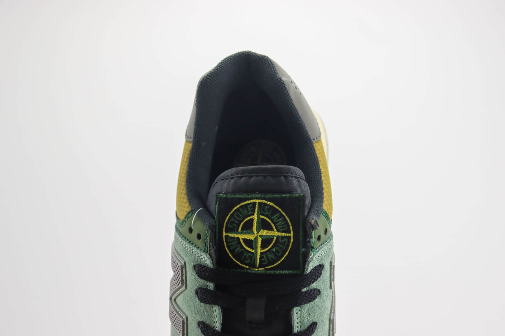 新百伦New Balance 574纯原版本绿黄色NB574复古运动鞋 莆田新百伦工厂 货号：U574LGTN