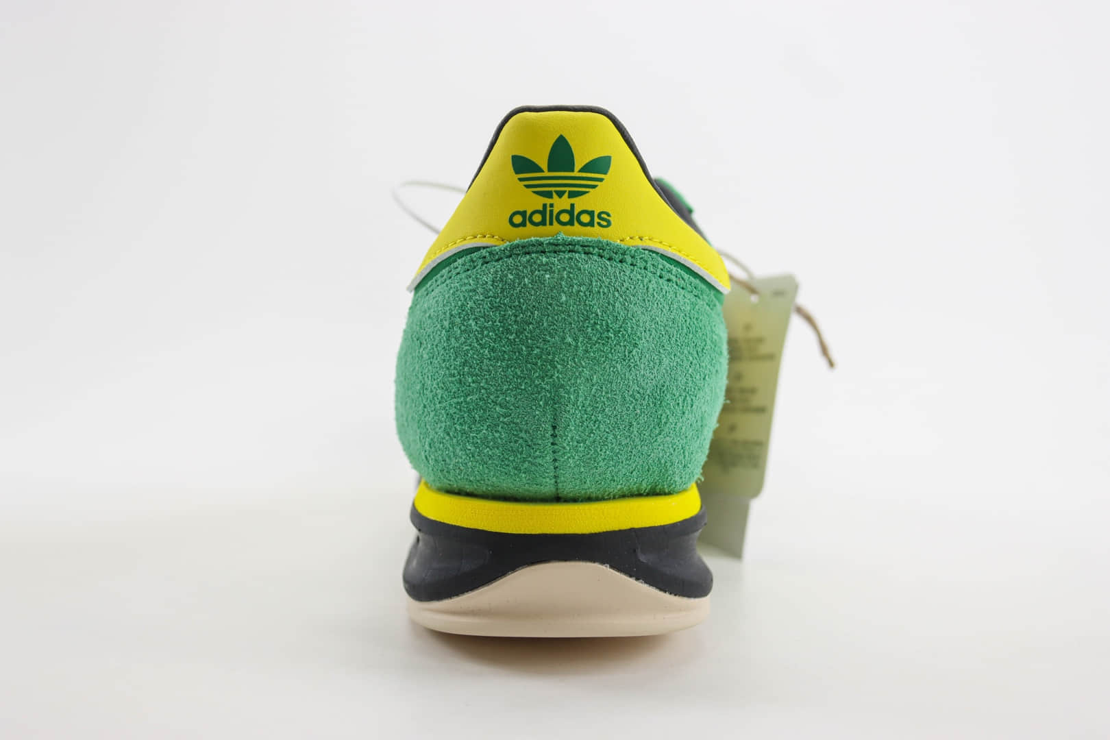阿迪达斯adidas Originals SL 72 RS(Reshaped)纯原版本绿黄色复古慢跑鞋 莆田复刻鞋货源 货号:IG2133