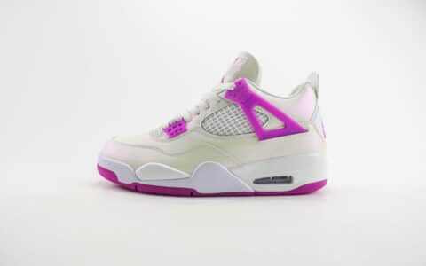 乔丹Air Jordan 4 Retro纯原版本温变AJ4白紫色篮球鞋 莆田AJ货源 货号：FQ1314-151