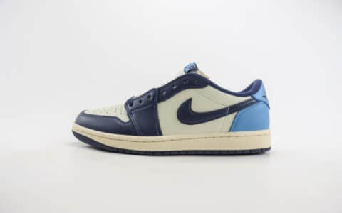 乔丹Air Jordan 1 Low纯原版本低帮AJ1黑曜石篮球鞋 莆田AJ货源 货号：CZ0790-400