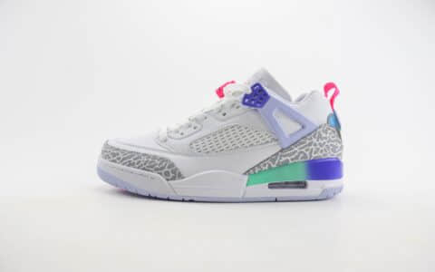 乔丹Jordan Spizike Low纯原版本斯派‎克‎李龙年限定爆裂纹板鞋 莆田复刻鞋货源 货号：HF5758-151