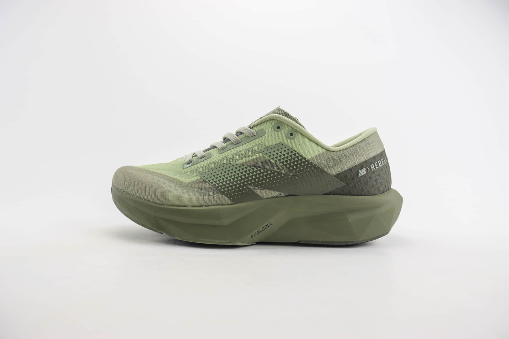 新百伦New Balance FuelCell Rebel V4纯原版本军绿色NB轻跑鞋 莆田新百伦货源 货号:MFCXLF4
