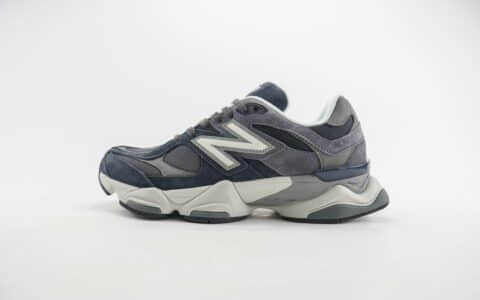 新百伦New Balance 9060纯原版本炭黑色NB9060复古慢跑鞋 莆田新百伦货源 货号：U9060JBM