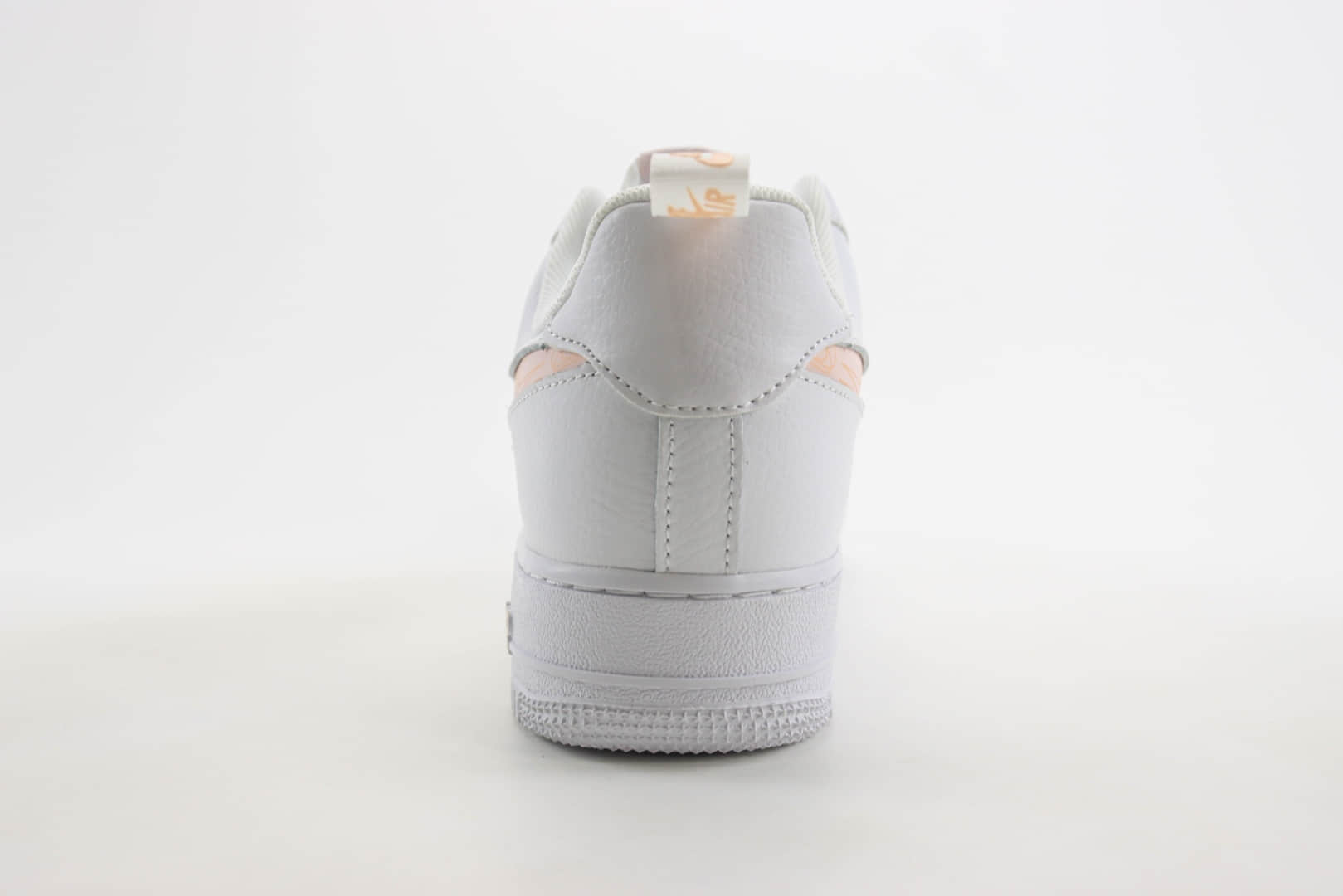 耐克Nike Air Force 1纯原版本空军一号白粉橙色AF1低帮板鞋 莆田耐克代理 货号:FB8971-700