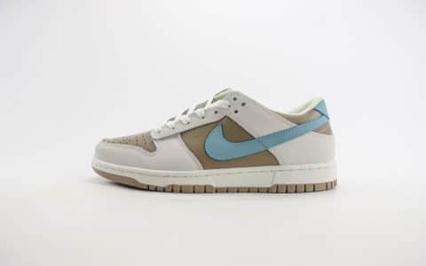 耐克Nike SB Dunk Low纯原版本低帮SB Dunk灰咖蓝滑板板鞋 莆田耐克货源 货号：HQ1175-240