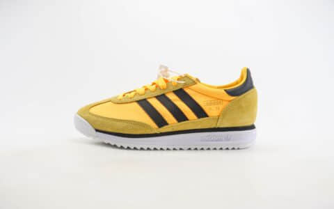 阿迪达斯Adidas Originals SL 72 RS（Reshaped）纯原版本白黄色复古慢跑鞋 莆田阿迪达斯货源 货号：IH7912