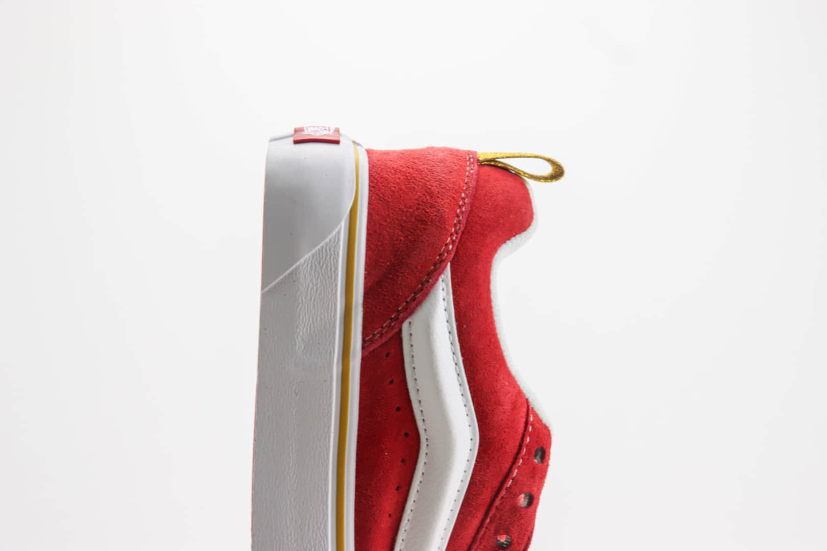 万斯Vans Knu-Skool纯原版本红金撞色面包鞋 莆田万斯货源 货号:VN000CS0JV6
