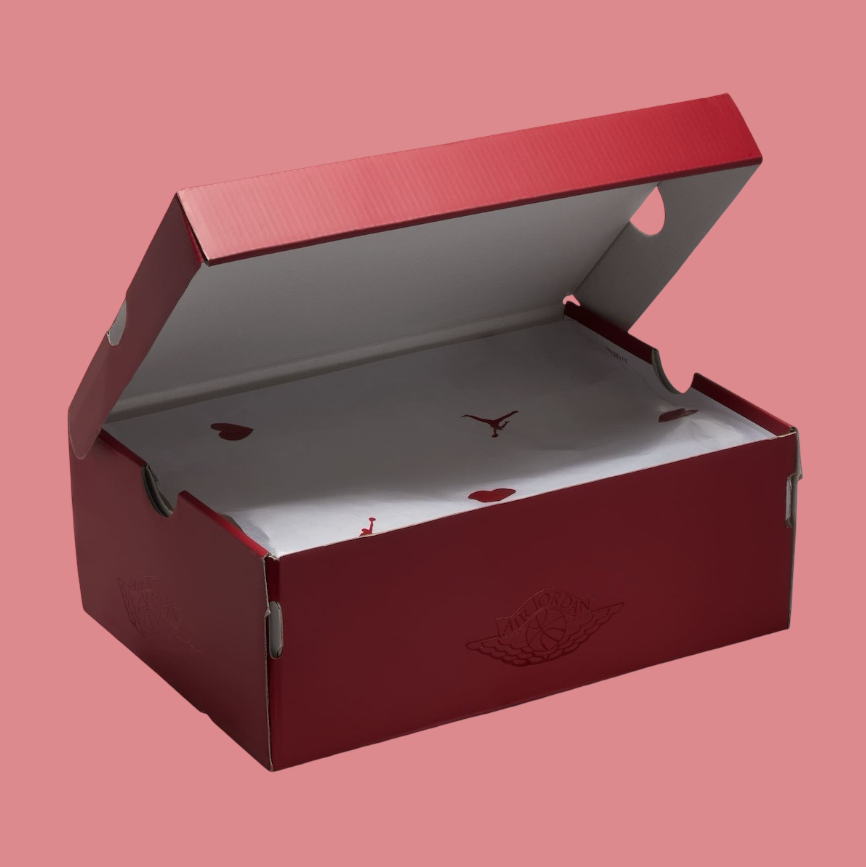 情人节专属!这双中帮AJ1少女心up! 货号:HF3173-600