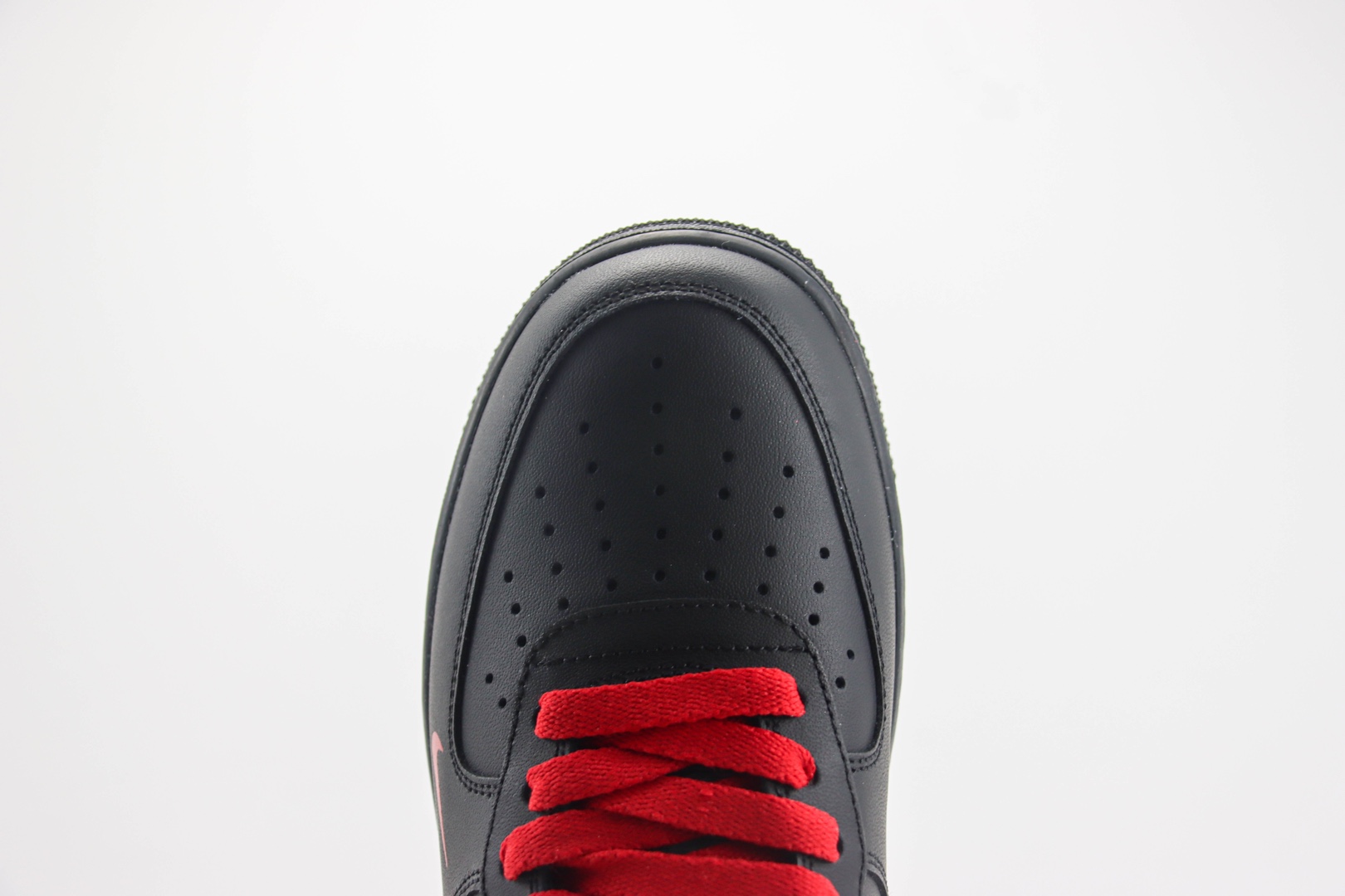 耐克Nike Air Force 1 Low纯原版本空军一号AF1黑红JUST DO IT低帮运动板鞋 莆田耐克代理 货号：CW2288-025