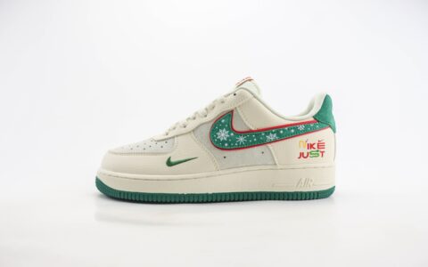 耐克Nike Air Force 1'07 Low“Christmas”纯原版本空军一号AF1圣诞节限定低帮休闲运动板鞋 莆田耐克工厂 货号：DF0188-034