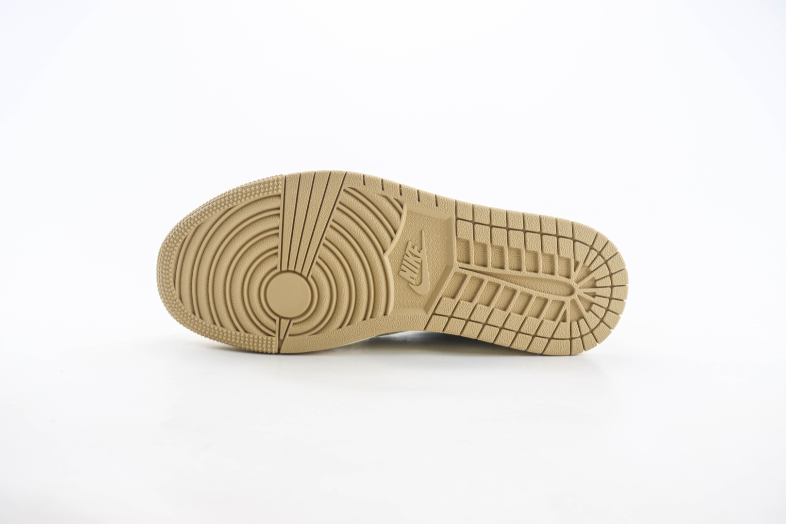 乔丹BAPE x Air Jordan 1 Low纯原版本猿人头联名AJ1米灰卡其低帮休闲板鞋 莆田AJ货源 货号：BB6511-623