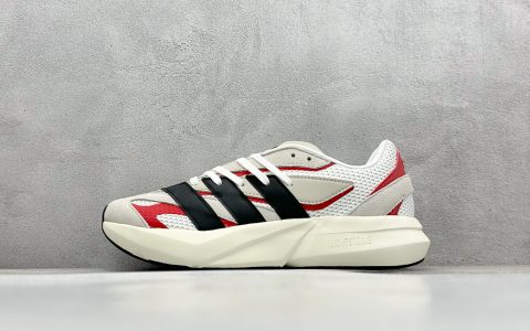 阿迪达斯adidas LightBlaze纯原版本白红黑耐磨减震专业跑步鞋 莆田阿迪达斯工厂 货号：JQ9967