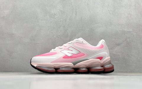 新百伦New Balance 2000纯原版本NB2000白粉渐变网面复古跑鞋 莆田新百伦货源 货号：U2000BF