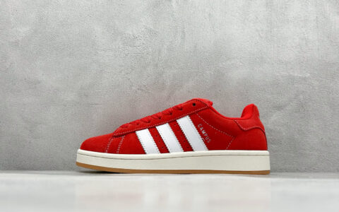 阿迪达斯adidas Originals Campus 00s纯原版本红白色面包鞋运动板鞋 莆田阿迪达斯货源 货号：H03474