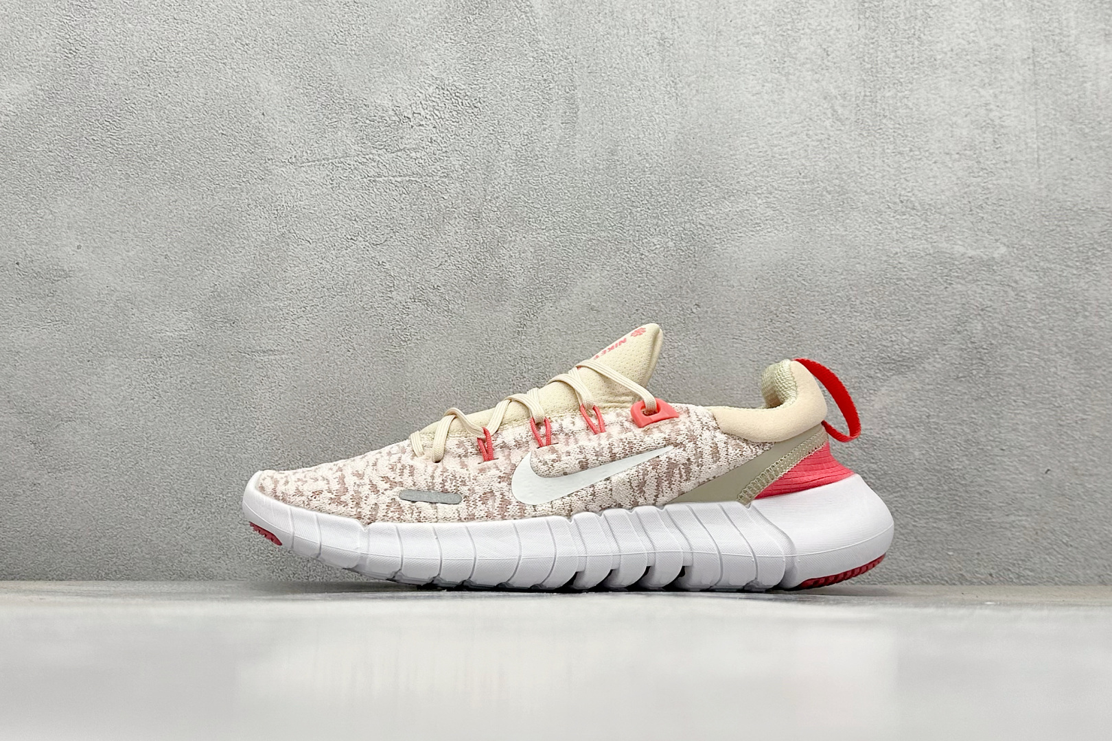 耐克Nike Free RN NEXT NATURE纯原版本赤足粉棕色超轻量跑鞋 莆田复刻鞋工厂 货号:CZ1891-102