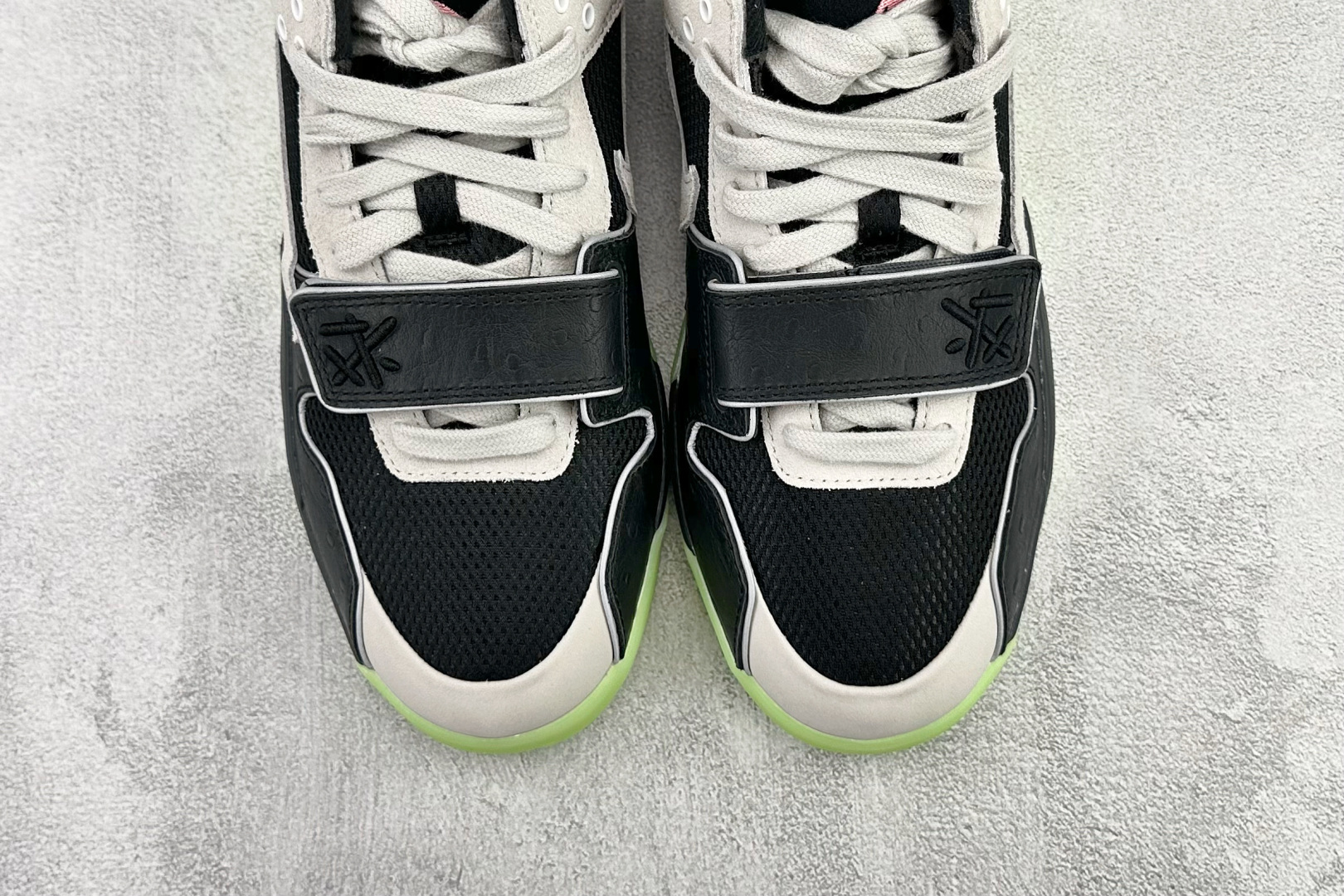 乔丹Travis Scott x Air Jordan Jumpman Jack纯原版本TS联名AJ黑绿色倒钩篮球鞋 莆田AJ货源 货号：IH7971-001